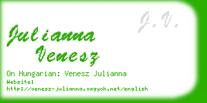 julianna venesz business card